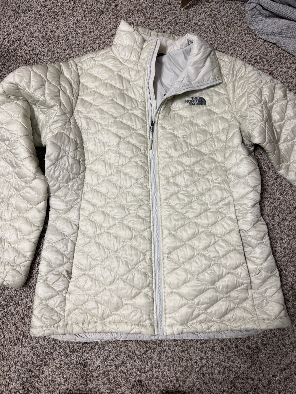 North Face thermal full zip jacket medium